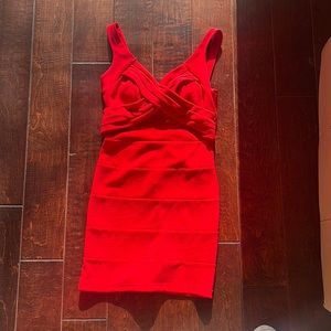 Red Windsor dress